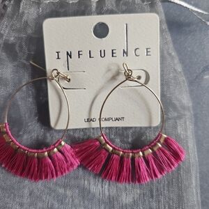 Influence Bohemian pink earrings